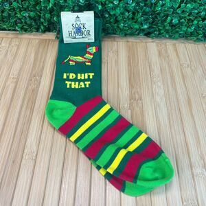 NWT Sock Harbor "I'd Hit That" Pinata Men's Socks Sz 6-12 Gift Birthday Dad